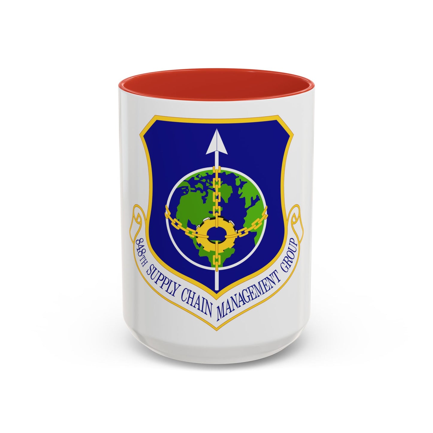 848 Supply Chain Management Group AFMC (U.S. Air Force) Accent Coffee Mug