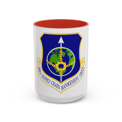 848 Supply Chain Management Group AFMC (U.S. Air Force) Accent Coffee Mug