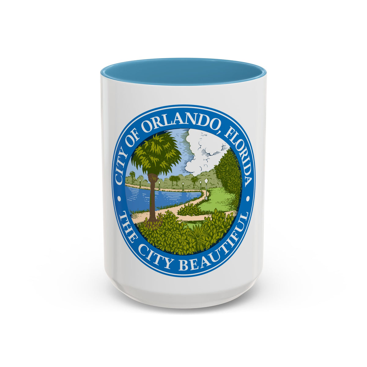 Seal of Orlando Florida - Accent Coffee Mug