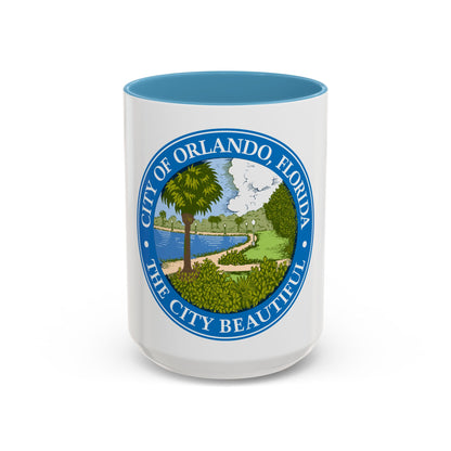 Seal of Orlando Florida - Accent Coffee Mug