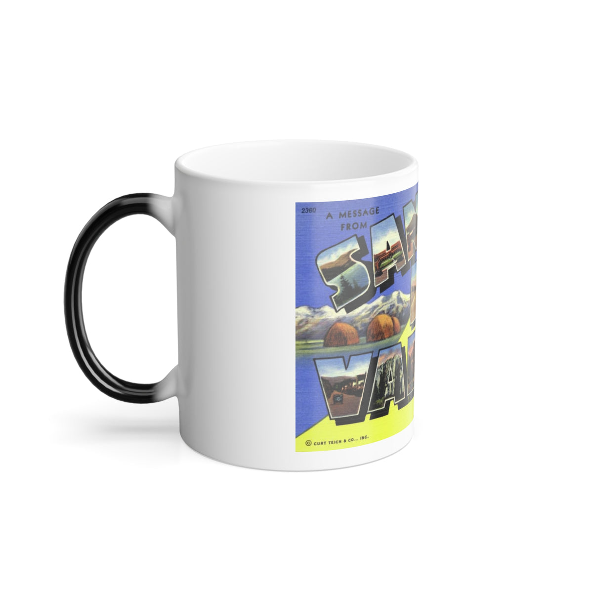 A message from San Luis Valley Colorado (Greeting Postcards) Color Changing Mug 11oz
