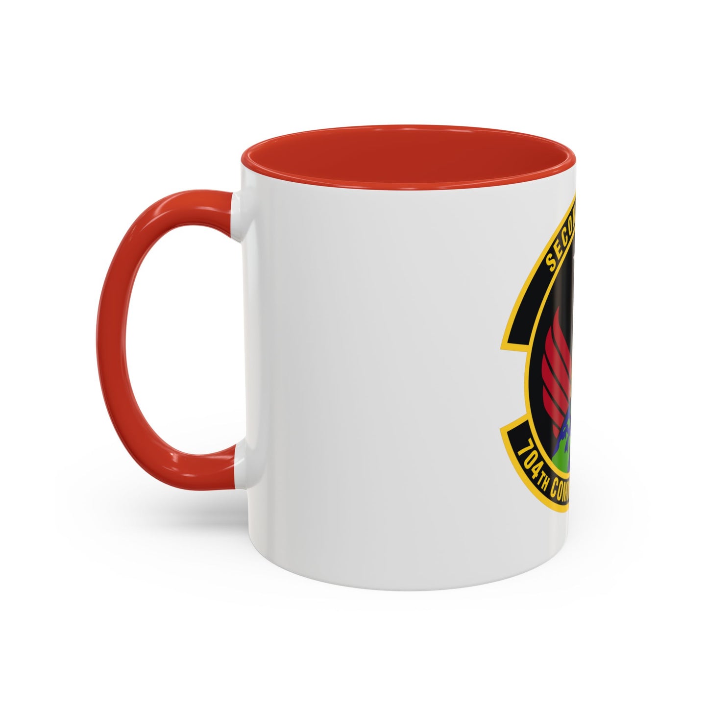704th Communications Squadron (U.S. Air Force) Accent Coffee Mug