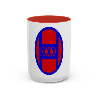 30th Infantry Division SSI (U.S. Army) Accent Coffee Mug