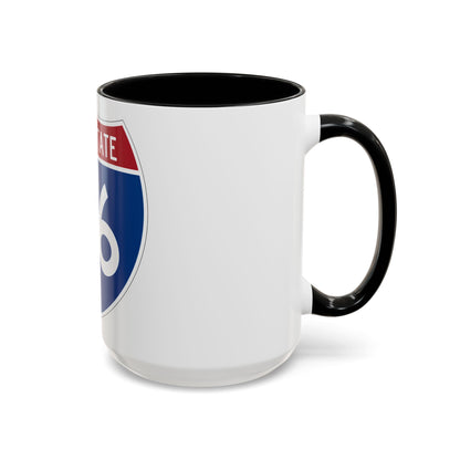 Interstate 96 (U.S. Highways) Accent Coffee Mug