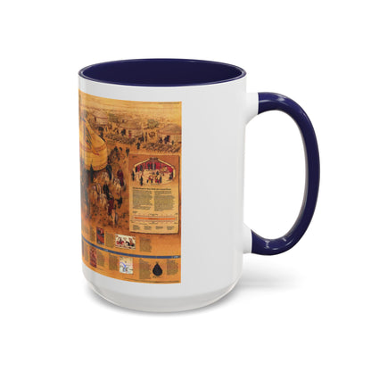Mongols, The (1996) (Map) Accent Coffee Mug