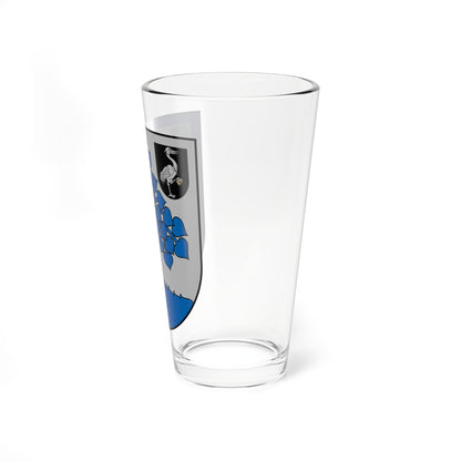 Liepājas apriņķa ģerbonis (Latvia) (Coat of Arms) Pint Glass 16oz
