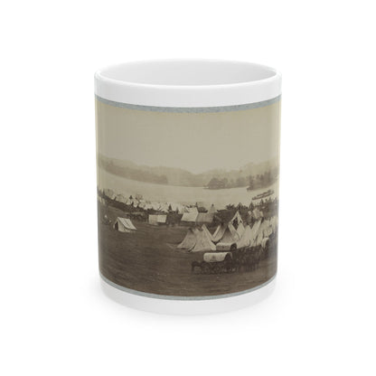 Belle Plain Landing, Va. 001 (U.S. Civil War) White Coffee Mug