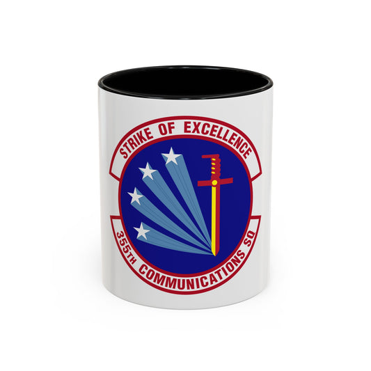 355 Communications Squadron ACC (U.S. Air Force) Accent Coffee Mug