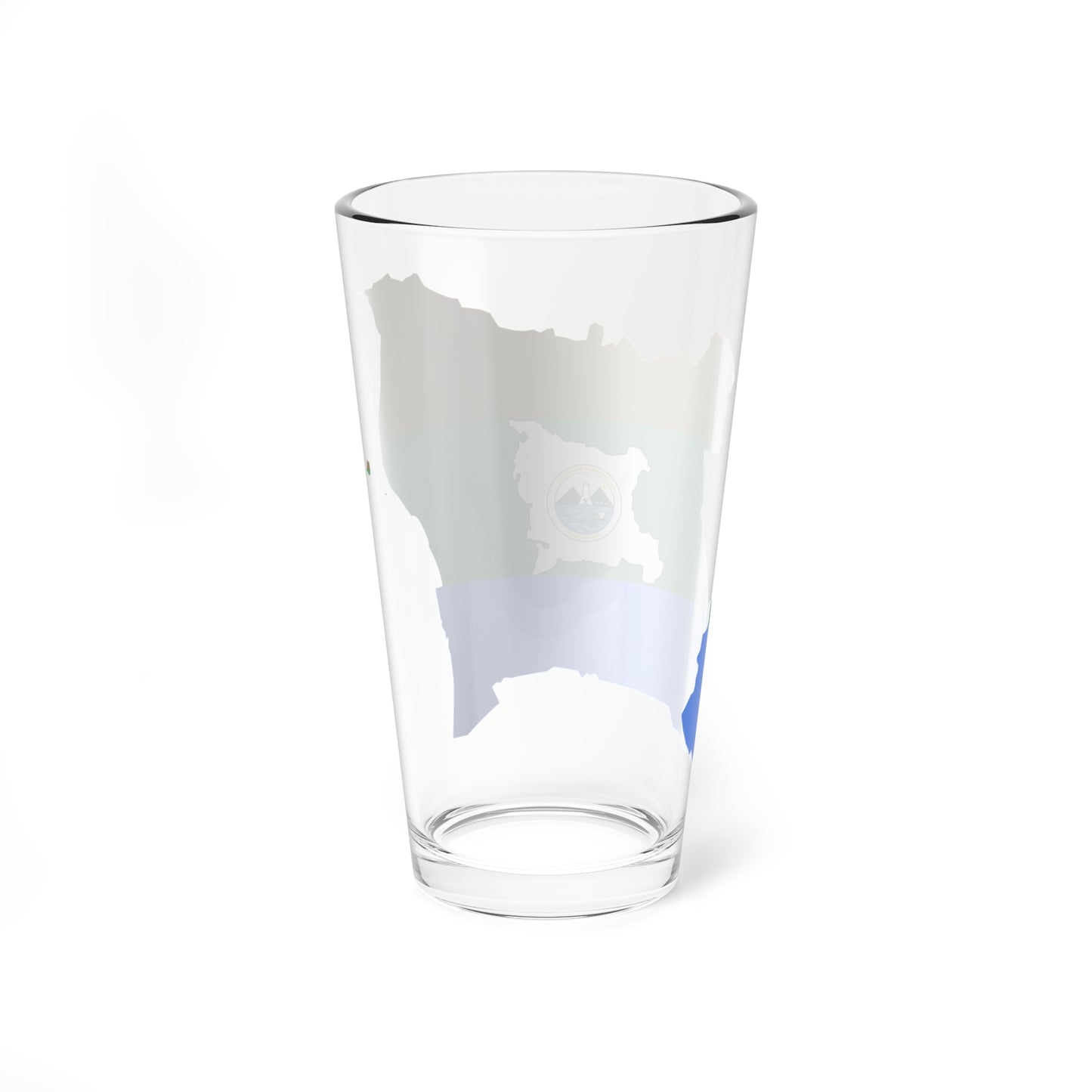 Flag-map of RAAN (Nicaragua) Pint Glass 16oz
