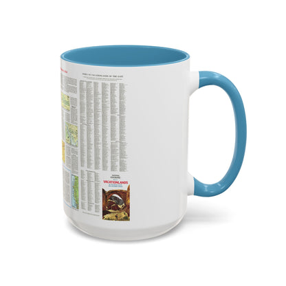 USA - Scenic Treasures and Historic Sites (1966) (Map) Accent Coffee Mug