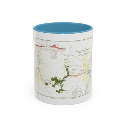 Central America - Panama Canal (1905) (Map) Accent Coffee Mug