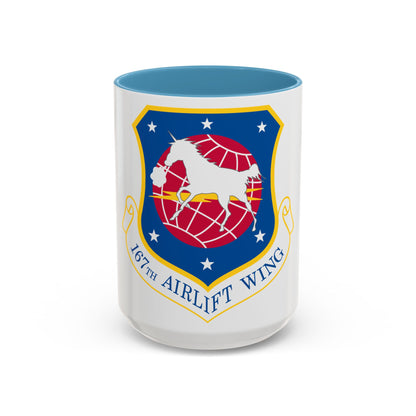 Tasse à café décorative 167e escadre de transport aérien (US Air Force)