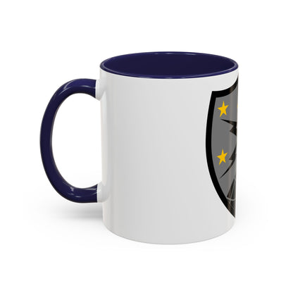 91 Cyber Brigade 2 (U.S. Army) Accent Coffee Mug