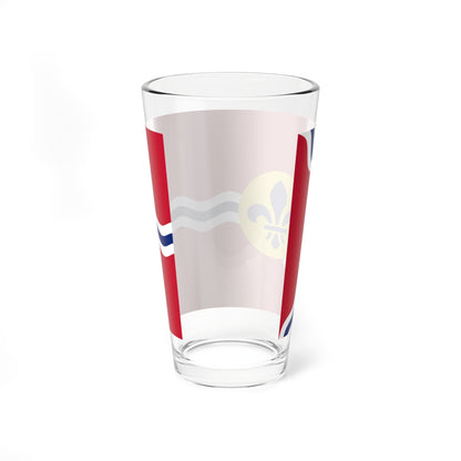 Flag of St. Louis Missouri (United States) Pint Glass 16oz