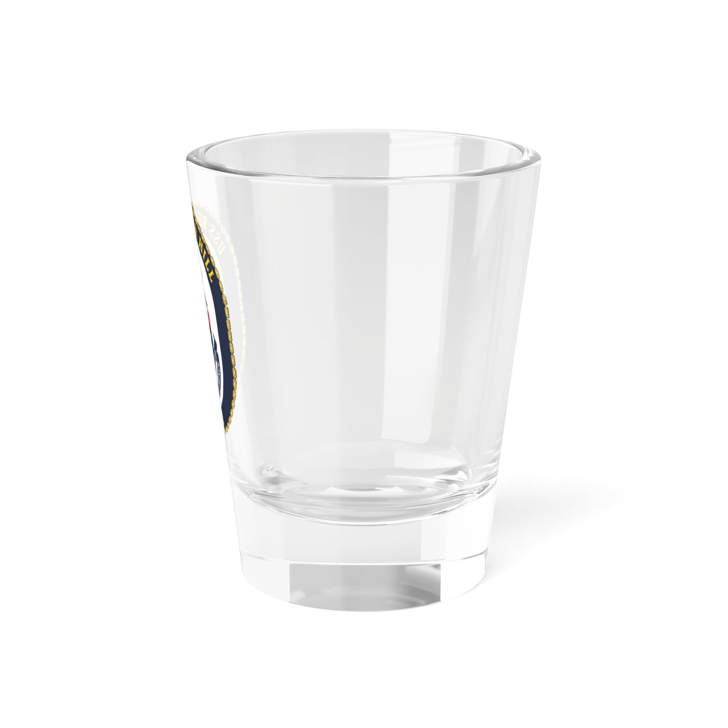 USS Bunker Hill CG 52 Crest (U.S. Navy) Shot Glass 1.5oz