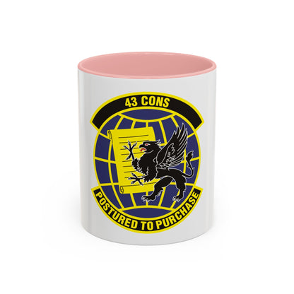 43d Contracting Squadron (U.S. Air Force) Accent Coffee Mug