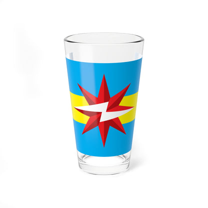 Flag of Sharypovo (Russia) Pint Glass 16oz