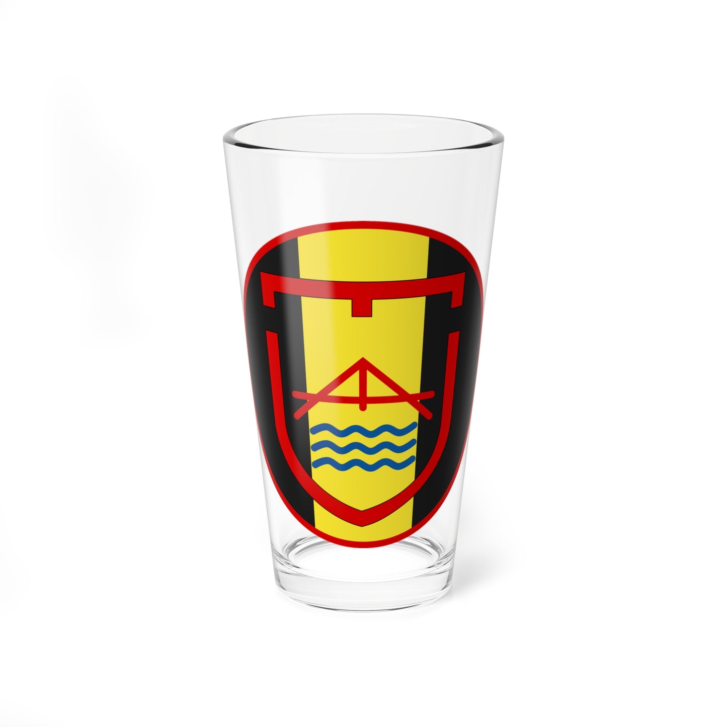 Emblem for III-IGR (Denmark) (Coat of Arms) Pint Glass 16oz