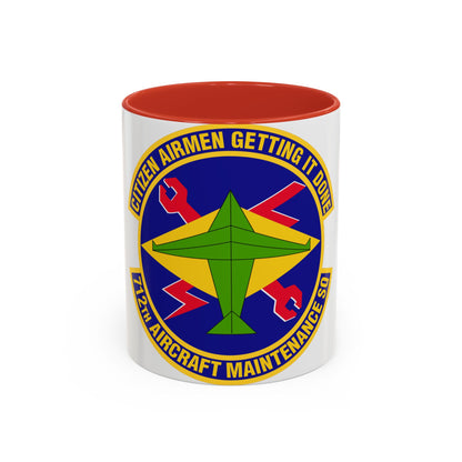 712th Aircraft Maintenance Squadron (U.S. Air Force) Accent Coffee Mug