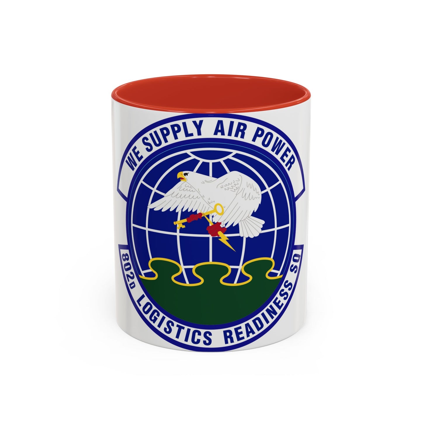 802d Logistics Readiness Squadron (U.S. Air Force) Accent Coffee Mug