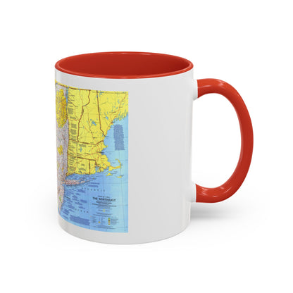 USA - Northeast 1 (1978) (Map) Accent Coffee Mug