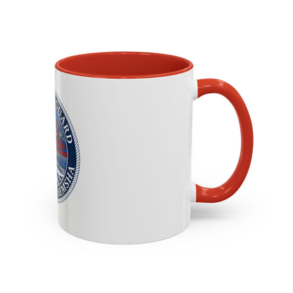 USCG STA MENEMSHA (U.S. Coast Guard) Accent Coffee Mug