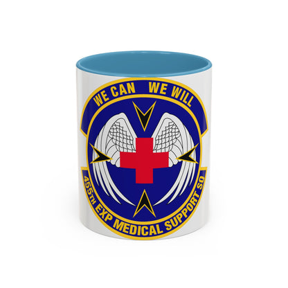 455th Expeditionary Medical Support Squadron (U.S. Air Force) Accent Coffee Mug