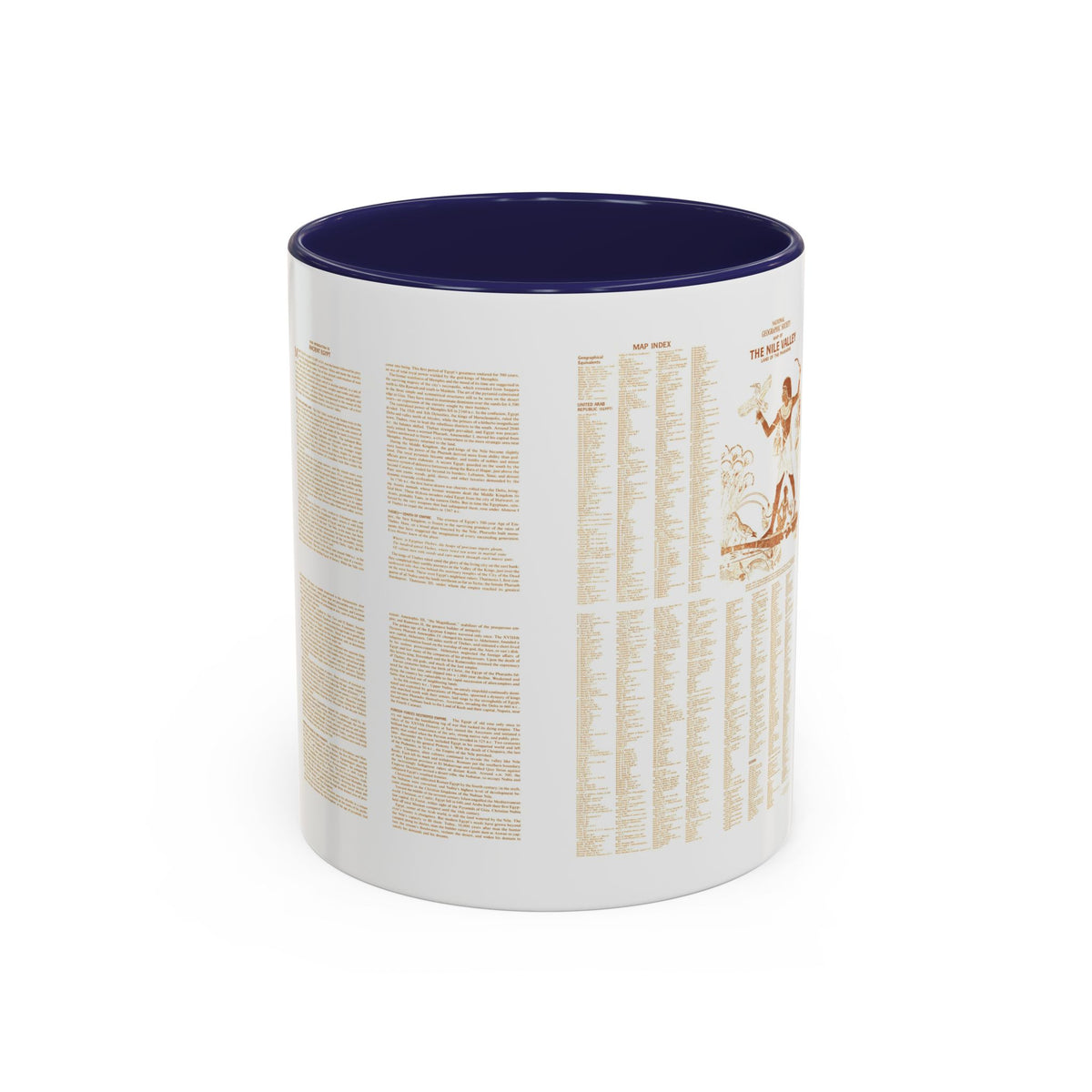 Egypt - Your Introduction to Ancient (1965) (Map) Accent Coffee Mug