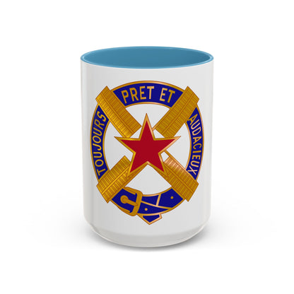 303 Cavalry Regiment USAR (U.S. Army) Accent Coffee Mug