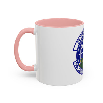 802d Logistics Readiness Squadron (U.S. Air Force) Accent Coffee Mug