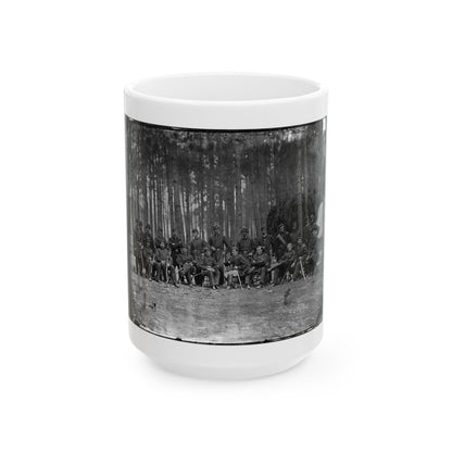 Petersburg, Virginia. Officers Of 114th Pennsylvania Infantry (U.S. Civil War) White Coffee Mug