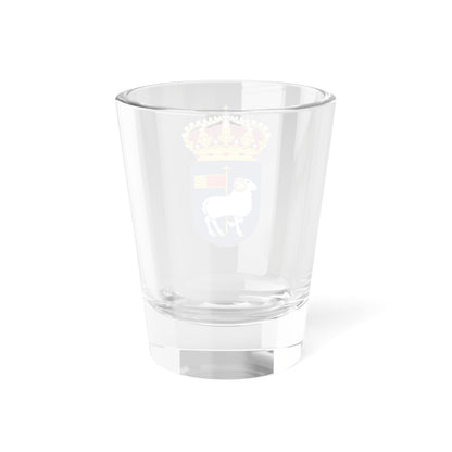 HMS Gotland vapen ubåt (Sweden) (Coat of Arms) Shot Glass 1.5oz