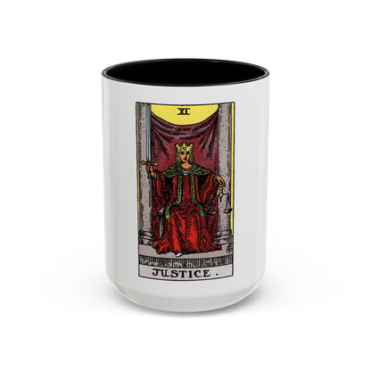 Justice (Tarot Card) Accent Coffee Mug