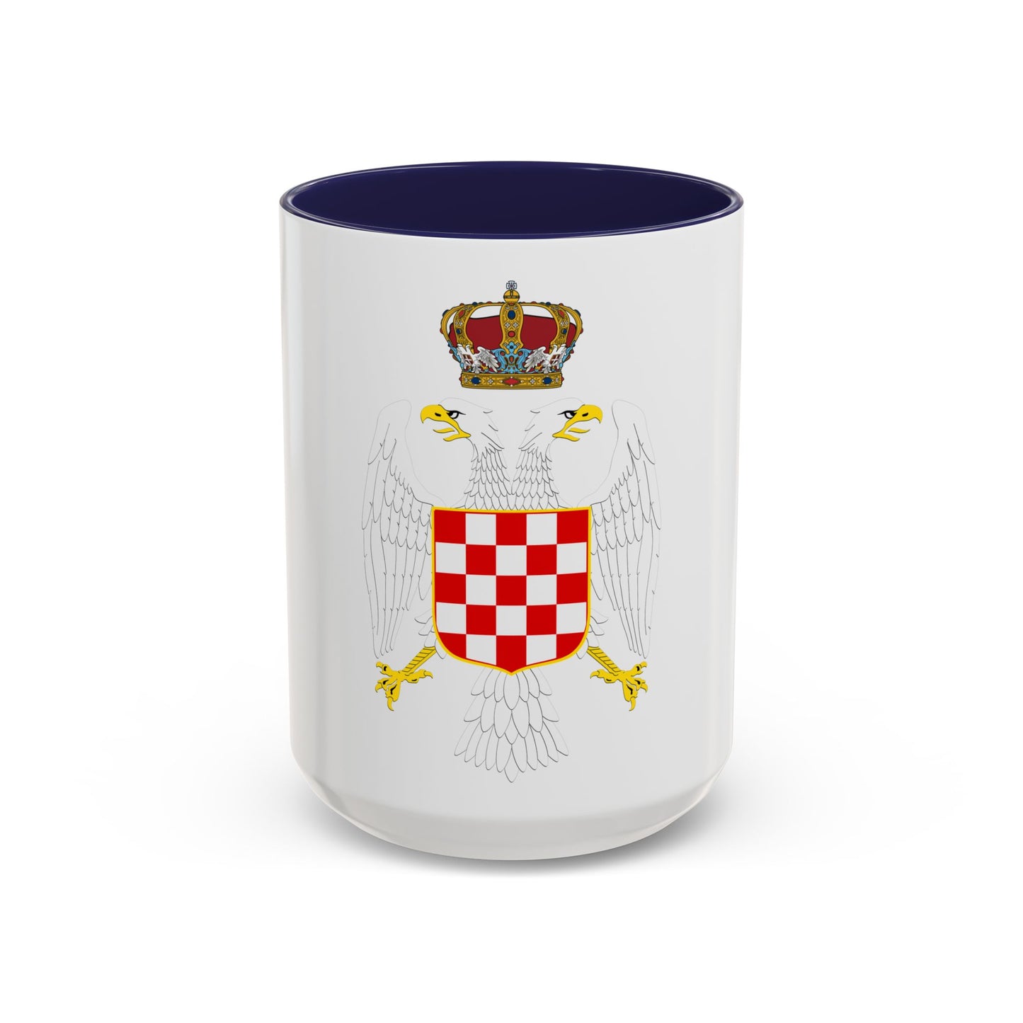 Greater coat of arms of the Banate of Croatia - Accent Coffee Mug