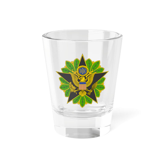 Staff Identification Badge (U.S. Army) Shot Glass 1.5oz