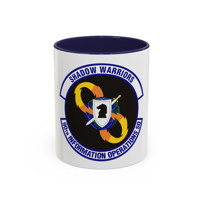 90th Information Operations Squadron (U.S. Air Force) Accent Coffee Mug