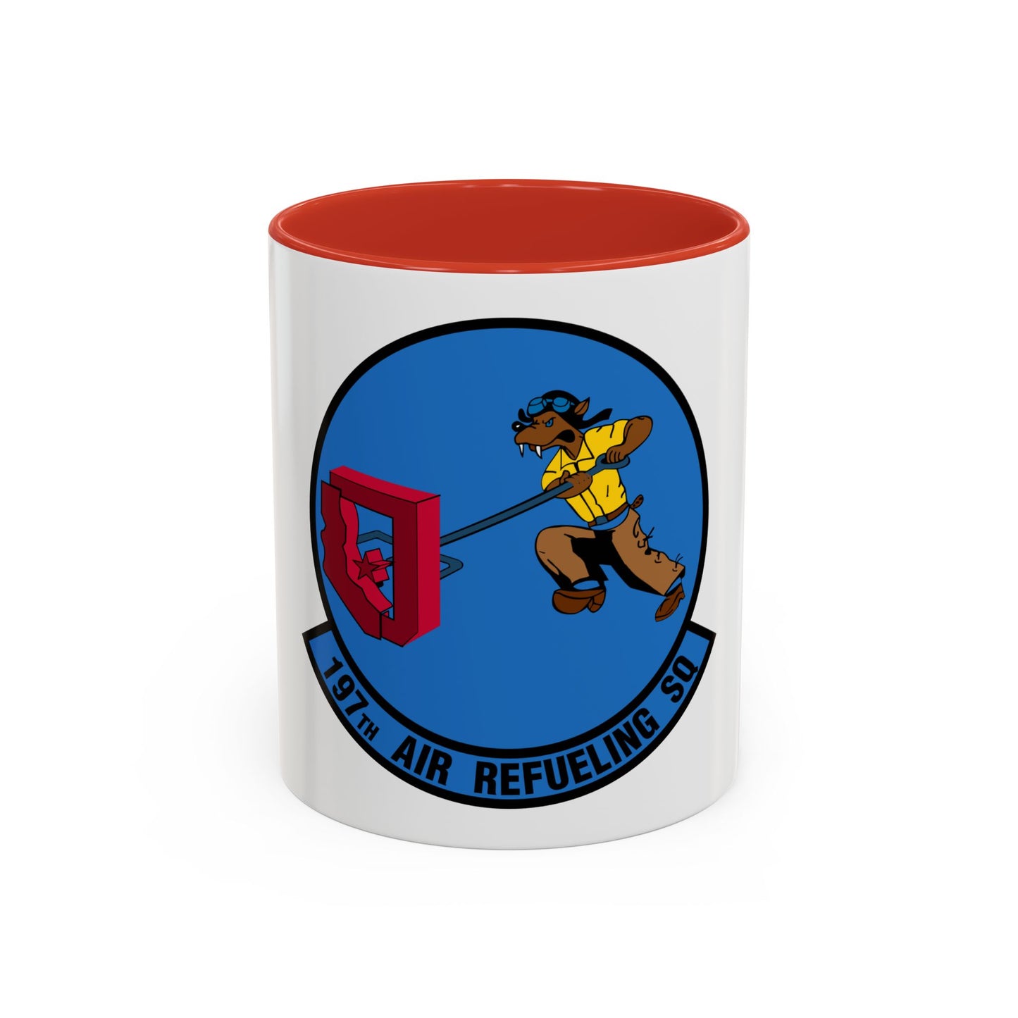 197 Air Refueling Squadron (U.S. Air Force) Accent Coffee Mug