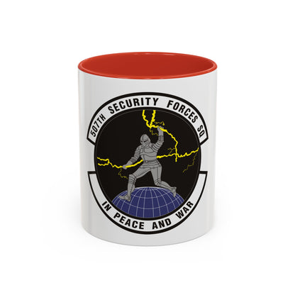 507th Security Forces Squadron (U.S. Air Force) Accent Coffee Mug