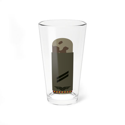 LA OS3 13 Obergefreiter d.R. L (Military Rank) Pint Glass 16oz