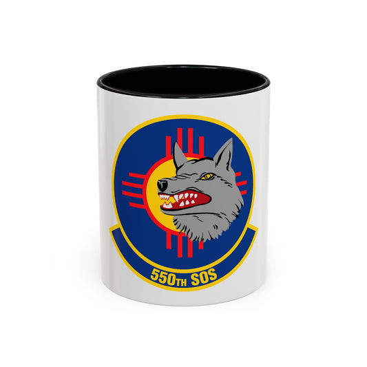 550 Special Operations Squadron AETC (U.S. Air Force) Accent Coffee Mug