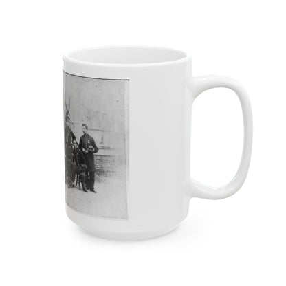 John W. Geary And Staff In Atlanta (U.S. Civil War) White Coffee Mug