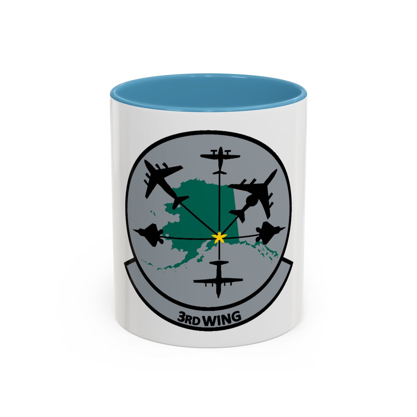 3rd Wing v2 (U.S. Air Force) Accent Coffee Mug