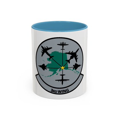3rd Wing v2 (U.S. Air Force) Accent Coffee Mug
