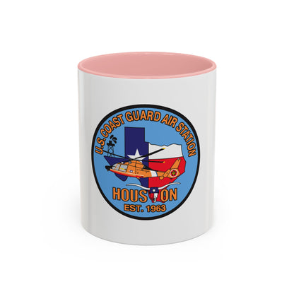 USCG Air Station Houston 2 (U.S. Coast Guard) Accent Coffee Mug