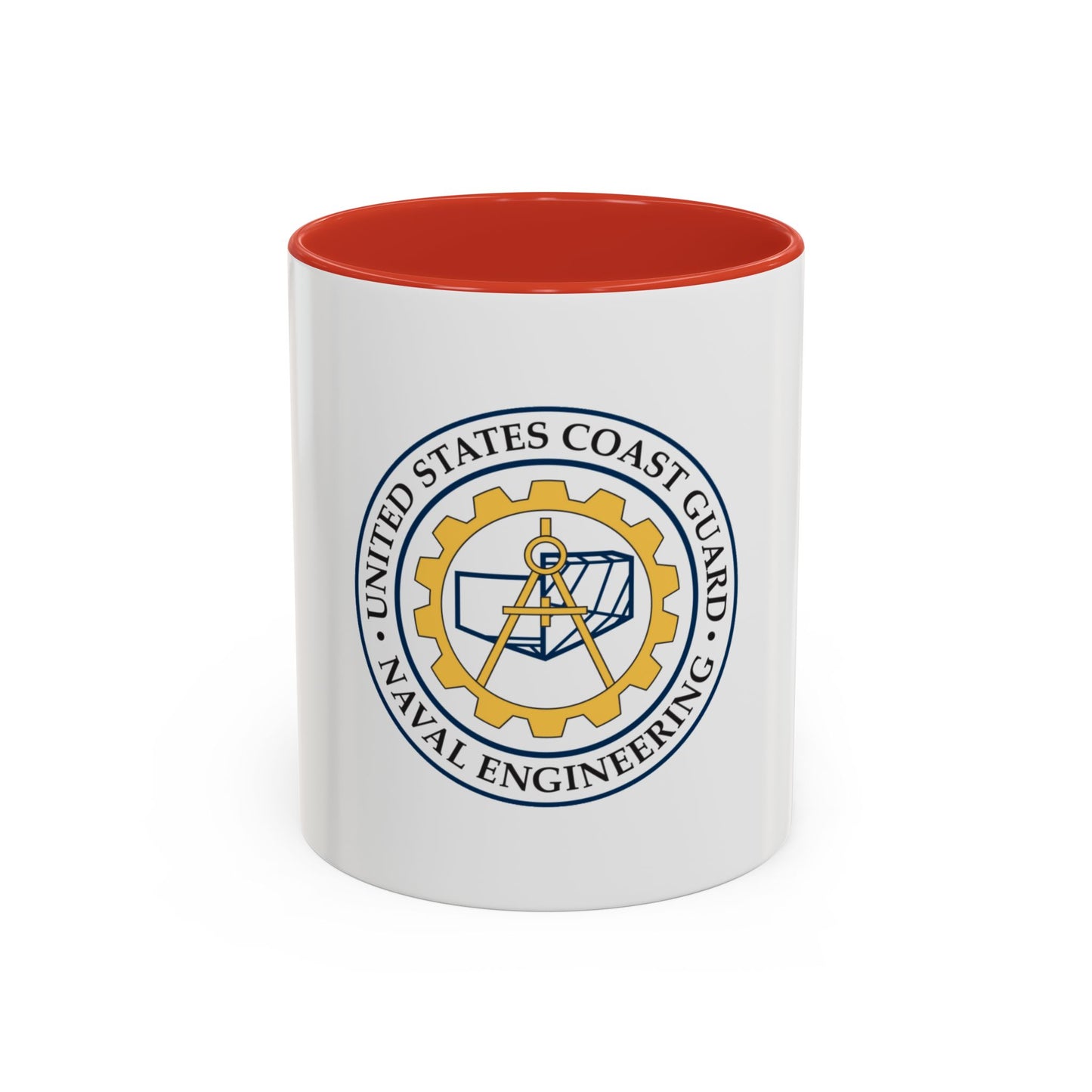 USCG Naval Engineering (U.S. Coast Guard) Accent Coffee Mug