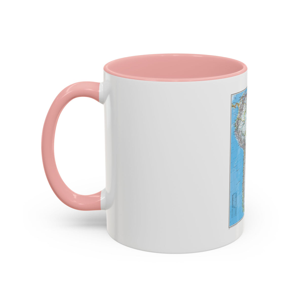 South America (2007) (Map) Accent Coffee Mug