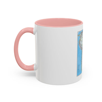 South America (2007) (Map) Accent Coffee Mug