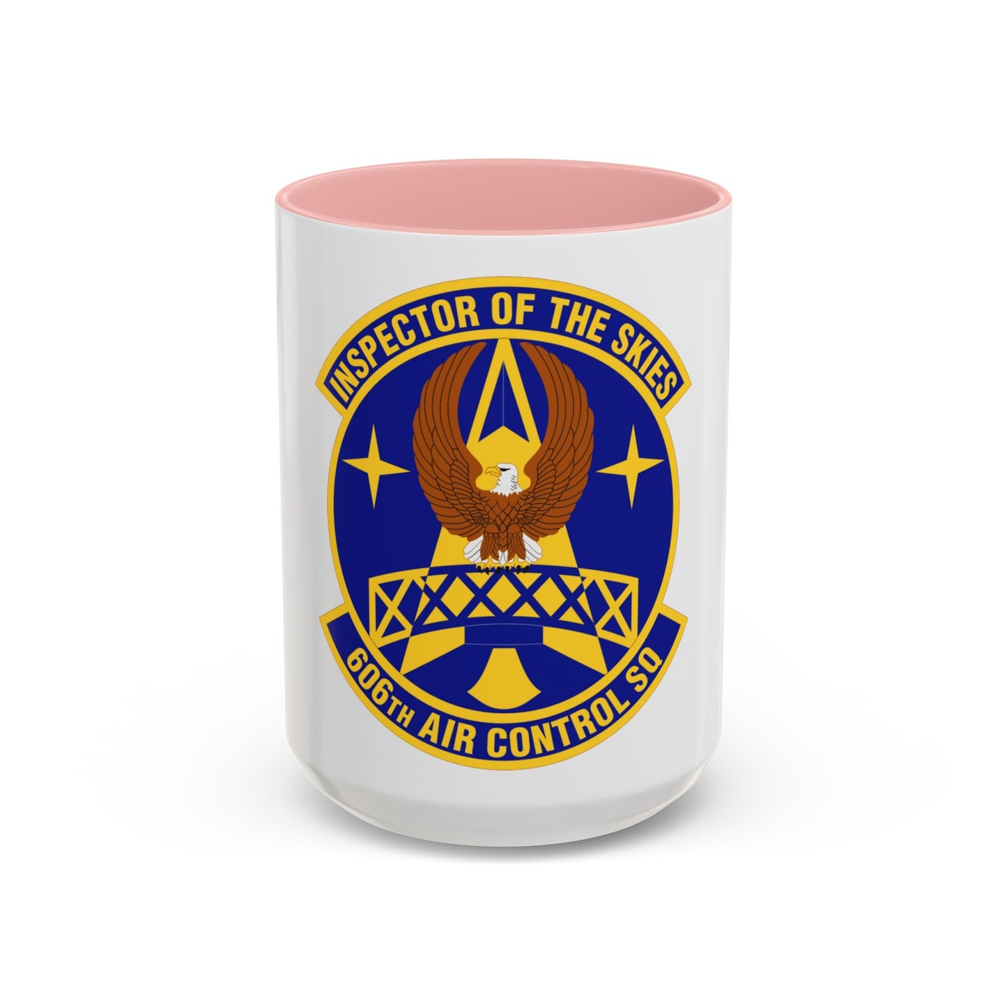 606th Air Control Squadron (U.S. Air Force) Accent Coffee Mug