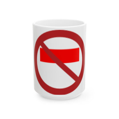 Anti-Indonesian (Indonesia) White Coffee Mug