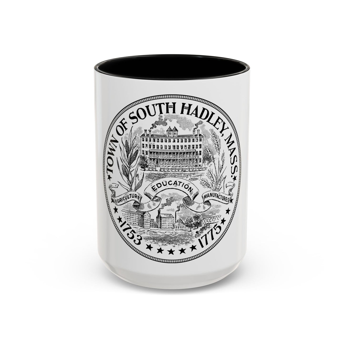 Seal of South Hadley Massachusetts - Accent Coffee Mug